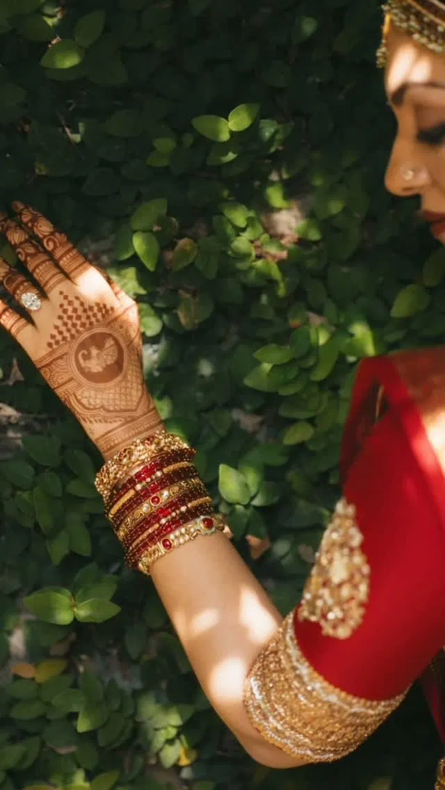 Bridal Front Hand Mehndi Design