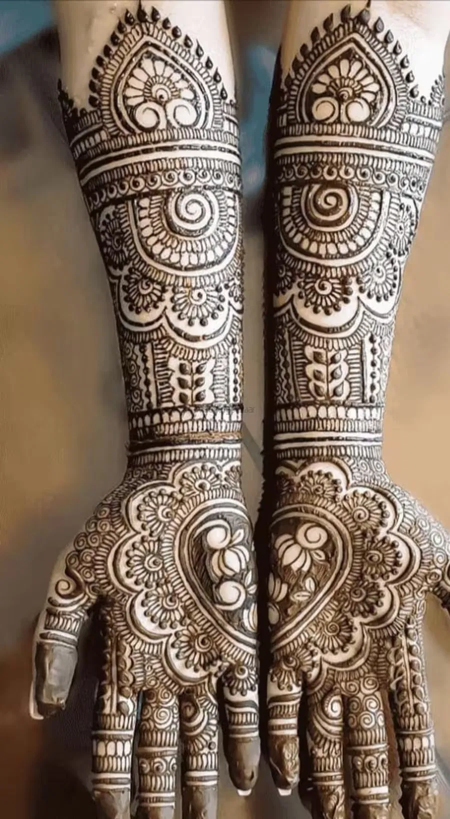 Full Hand Mehndi Design