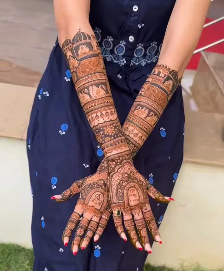Front Hand Mehndi Design