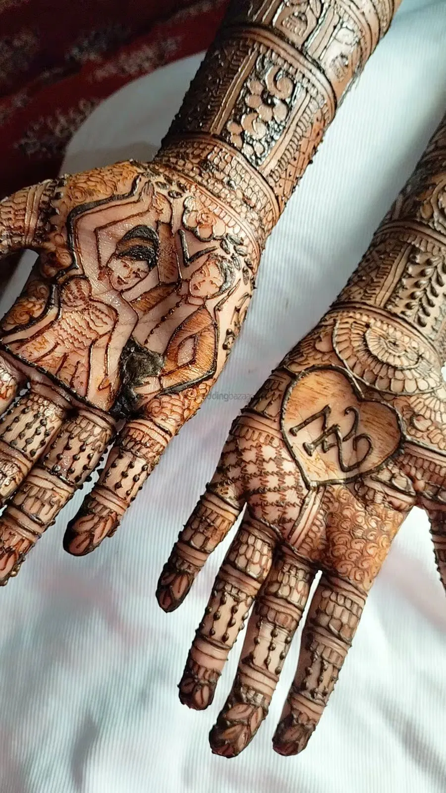 Mehndi Design with Figures