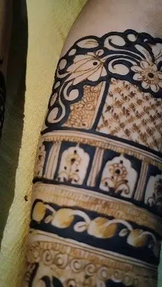 full hand mehndi design