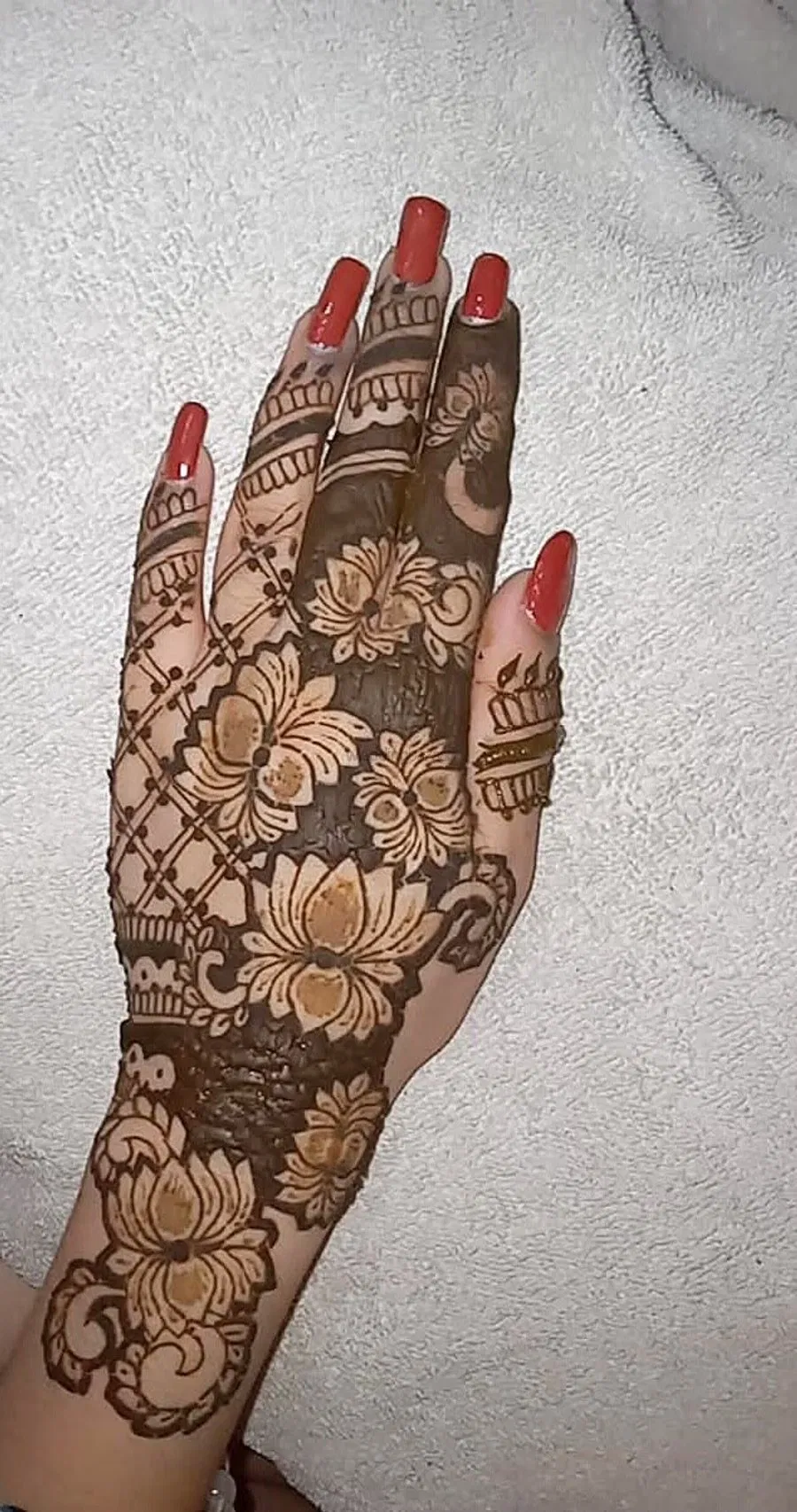 Front Hand Mehndi Design (3)