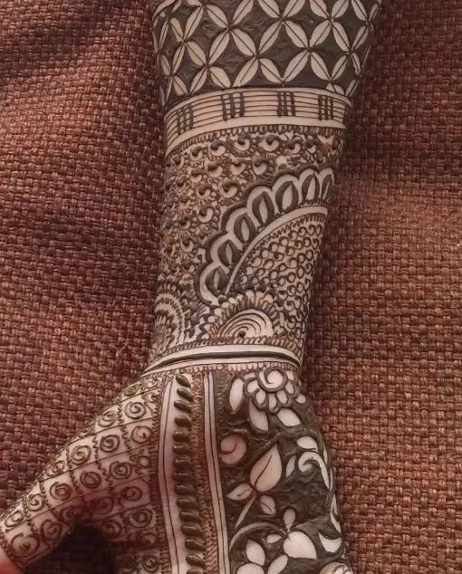 Full Hand Mehndi Design