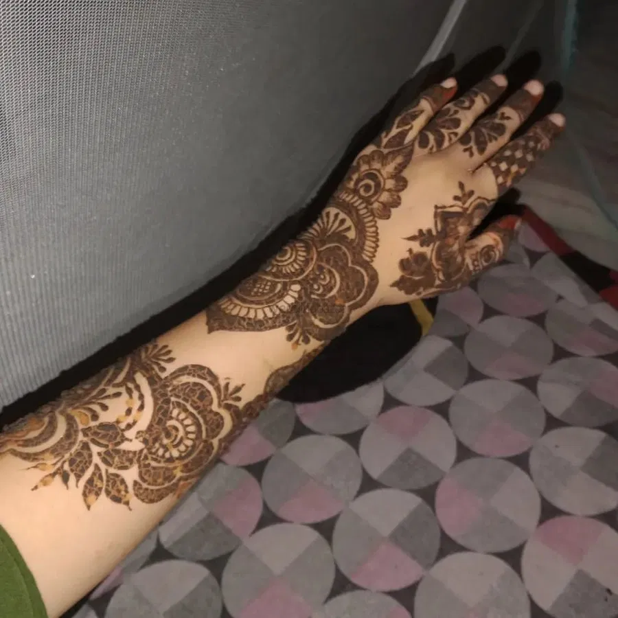 Back Hand Mehndi Design