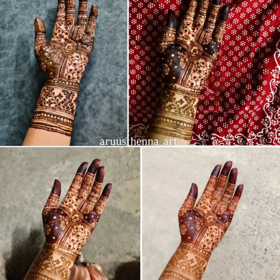 Front Hand Mehndi Design