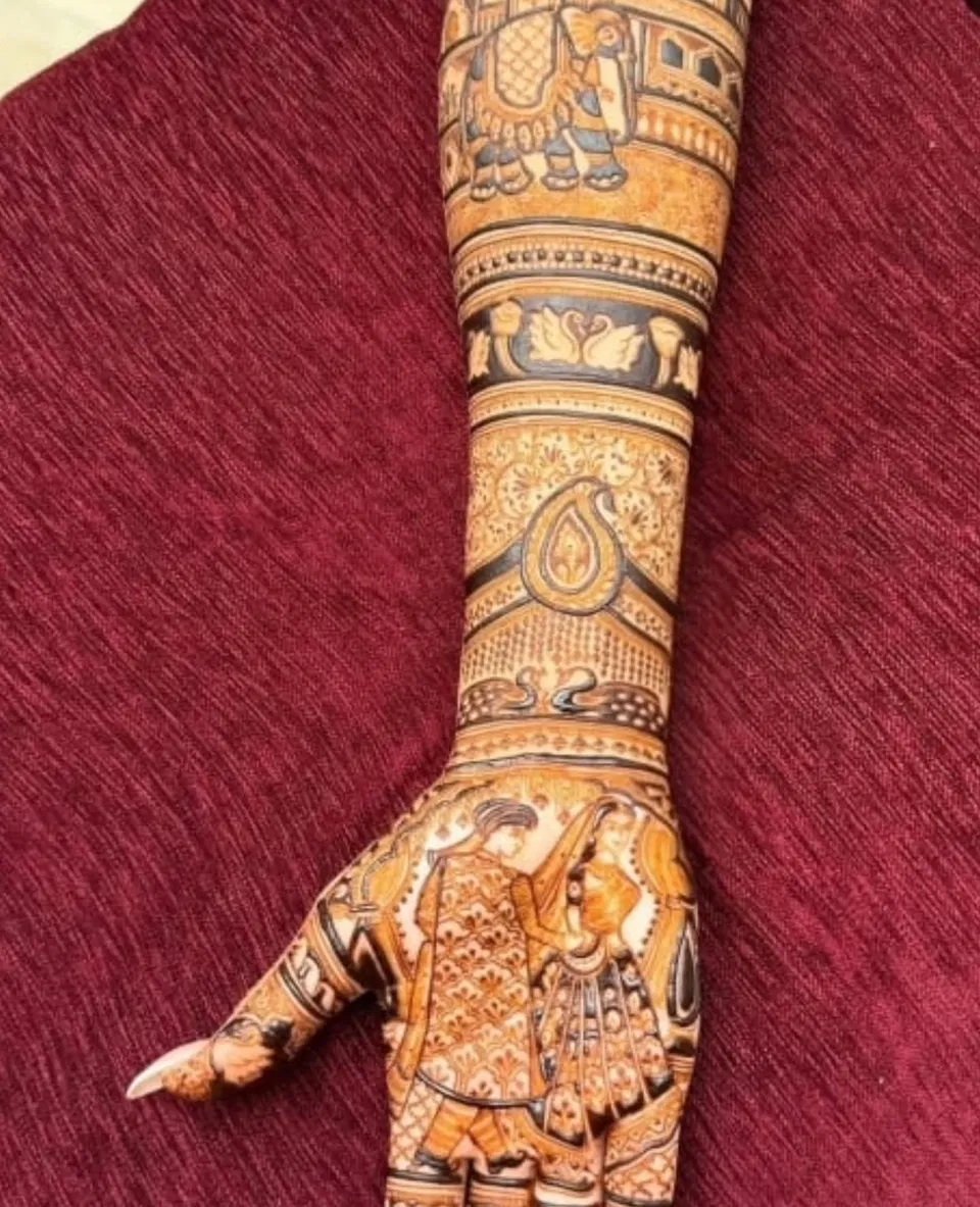 Full Hand Mehndi Design (2)