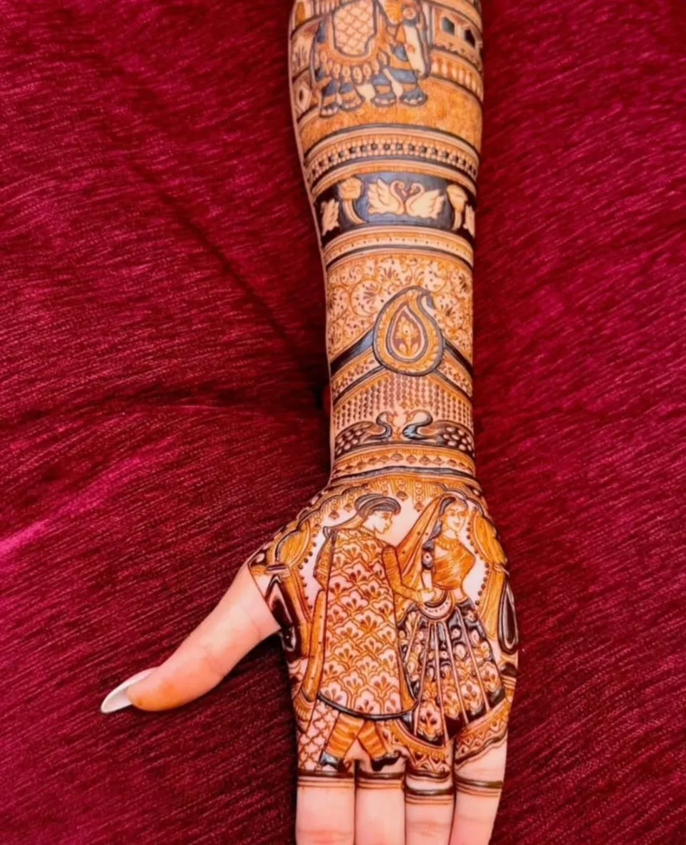 Back Hand Mehndi Design
