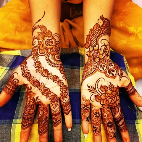 figure mehndi design
