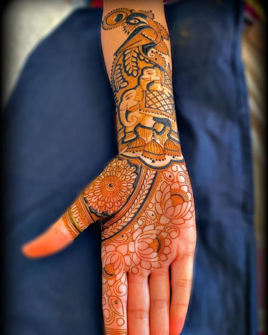 Full Hand Mehndi Design