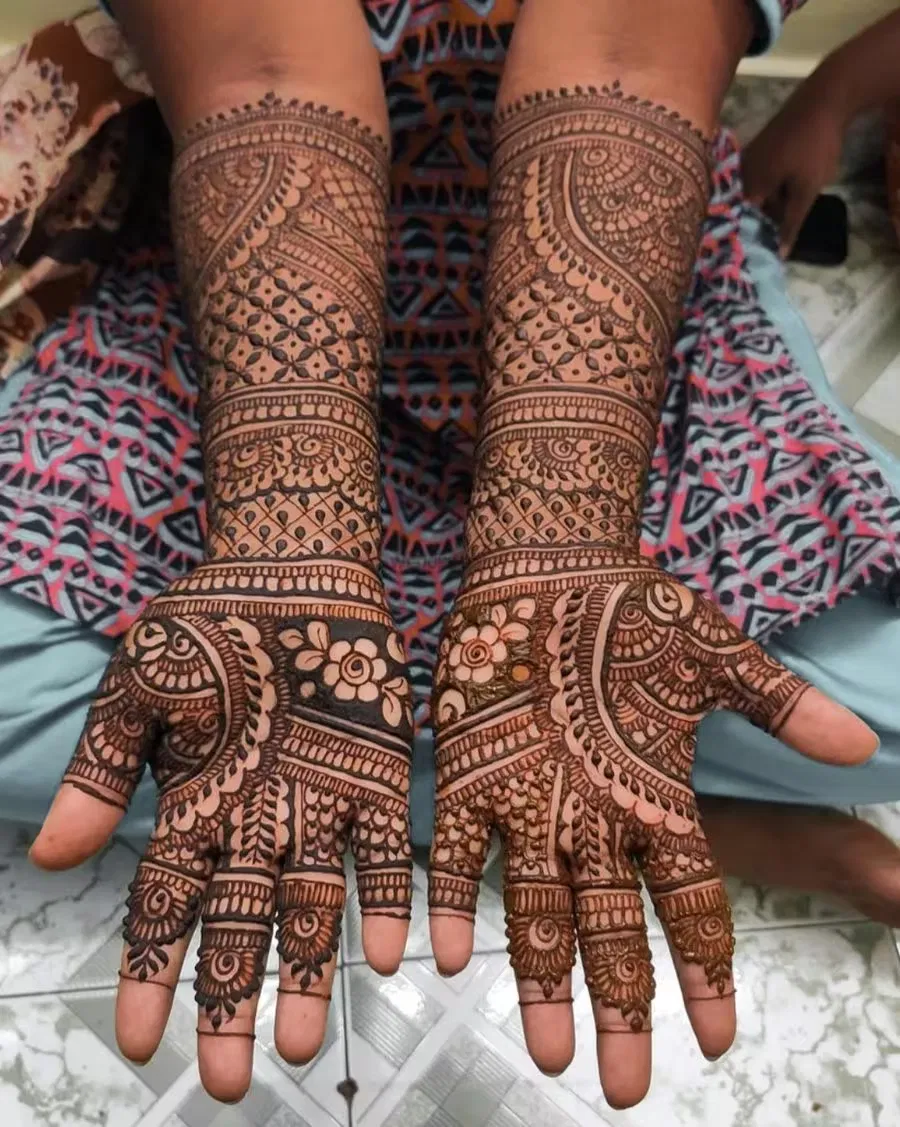 Full Hand Mehndi Design