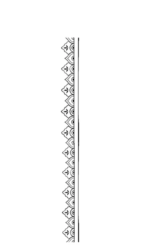 arabic moon arm mehndi design