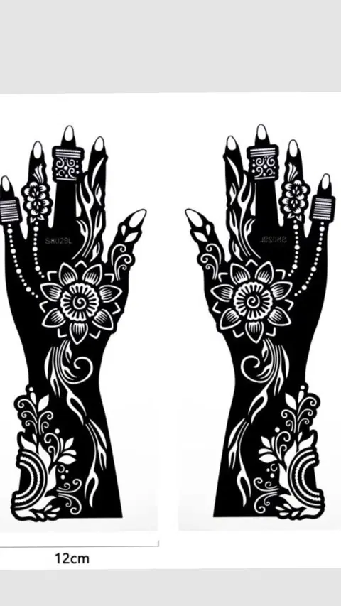 figure mehndi design