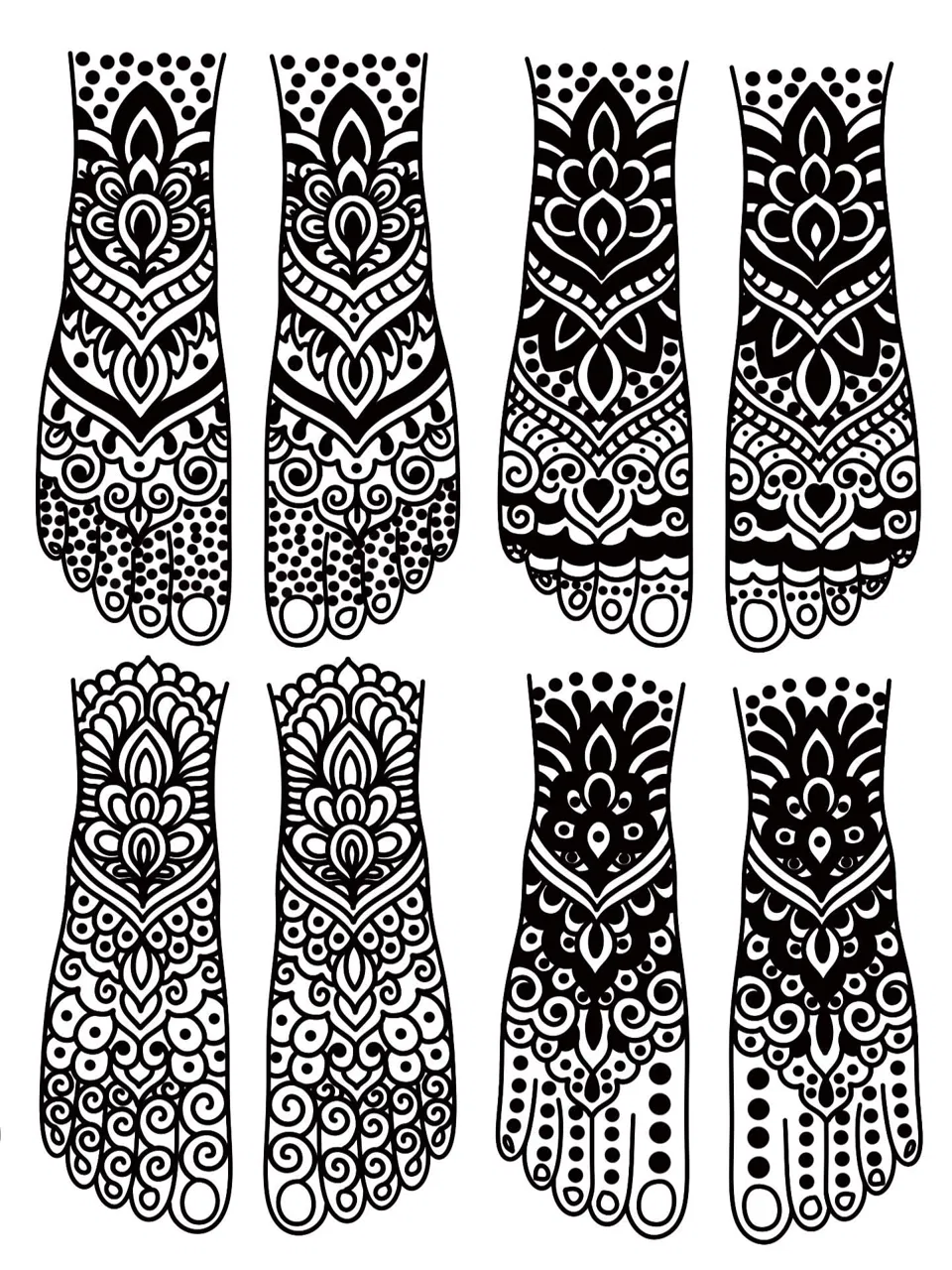 Bridal Foot Mehndi Design (4)