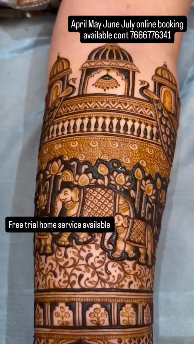 Full Hand Mehndi Design