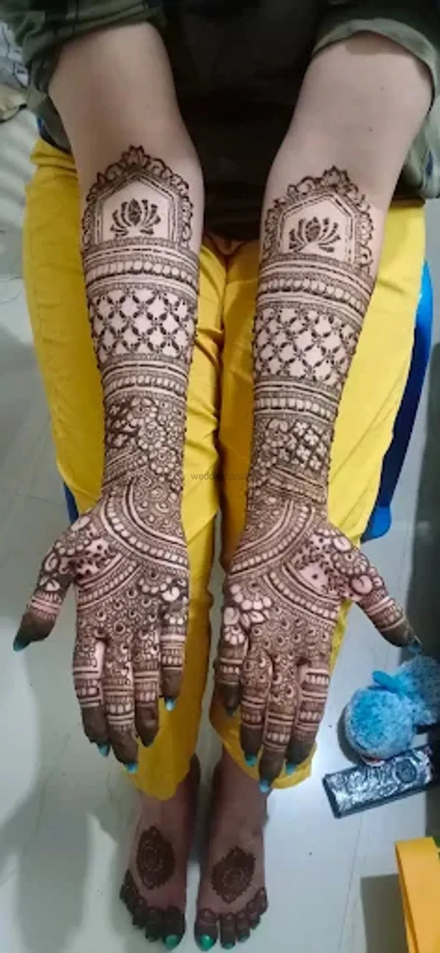 Front Hand Mehndi Design