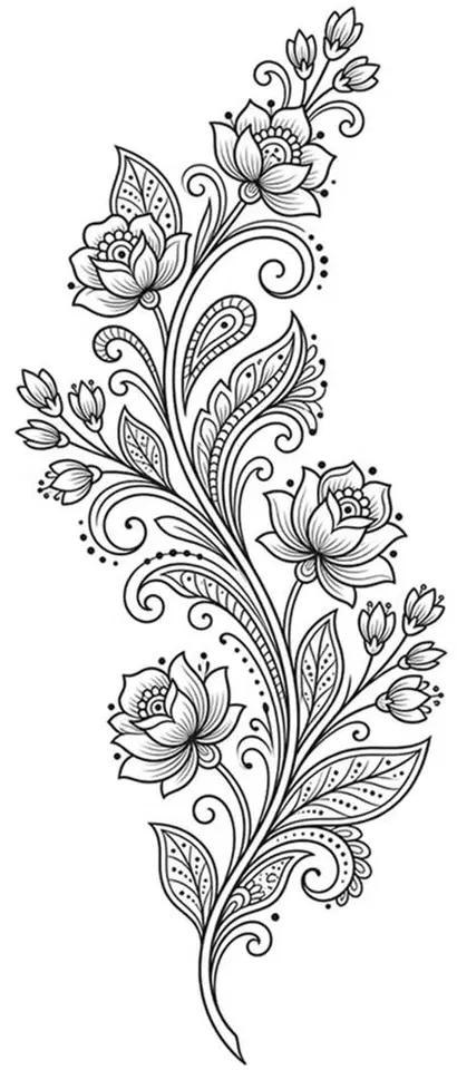 bridal circle mehndi design