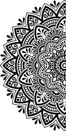 Arabic Mehndi Design with Gol Tikki and Flowers (2)