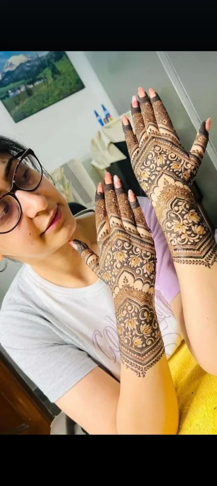 Full Hand Mehndi Design