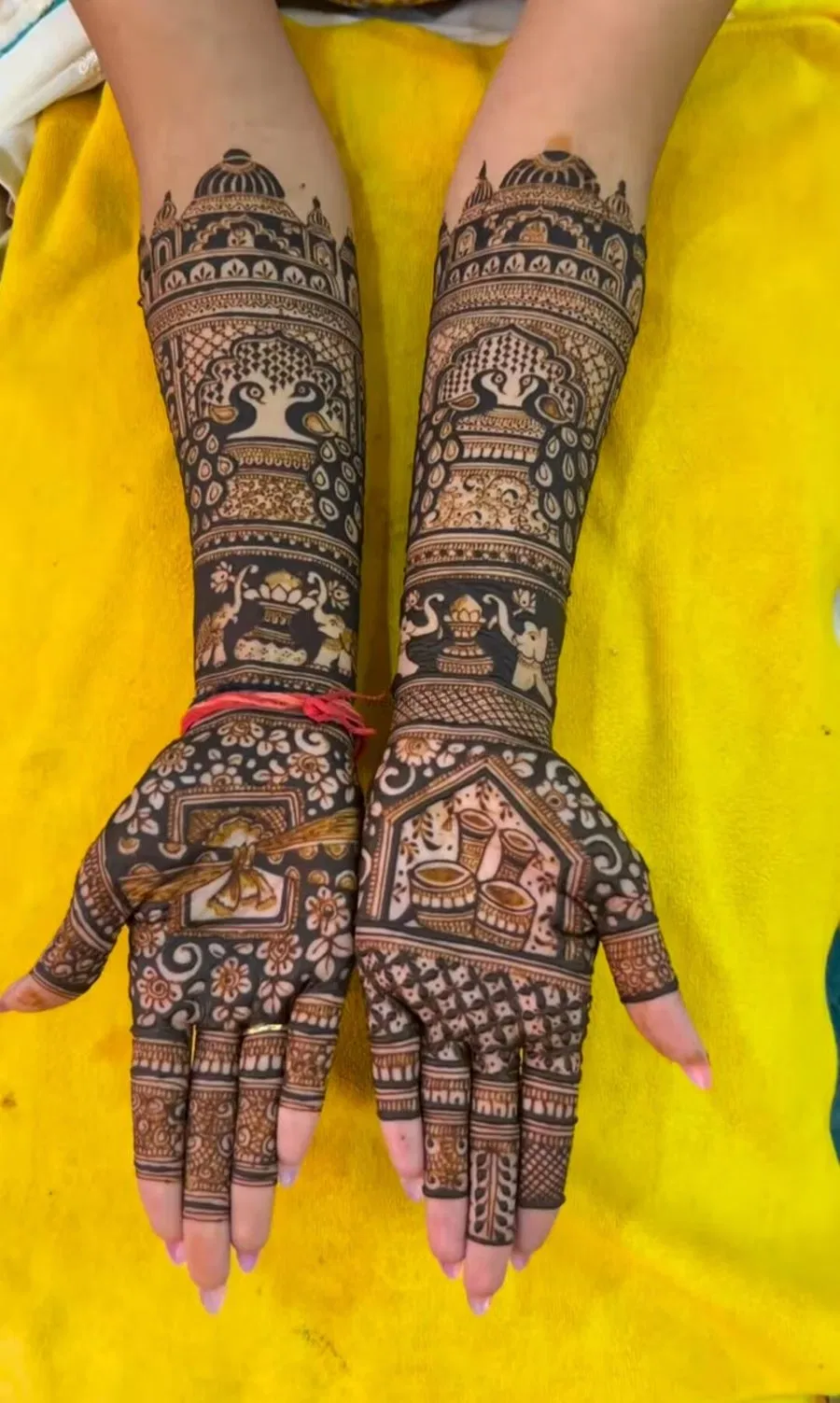 Mehndi Design with Figures