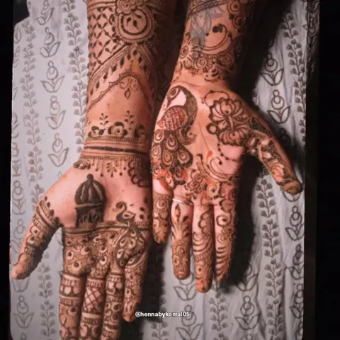 figure mehndi design
