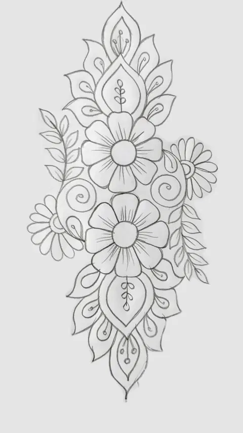 circle mehndi design