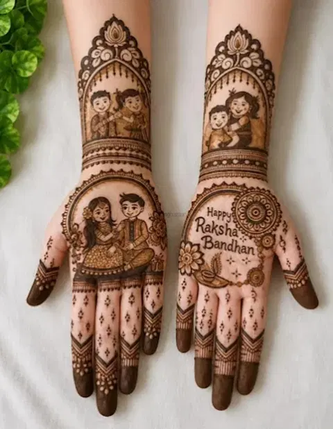 circle mehndi design