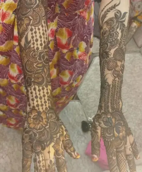full hand mehndi design
