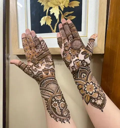 full hand mehndi design