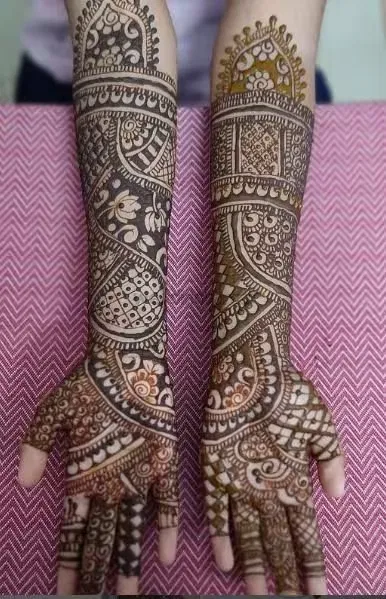 Full Hand Mehndi Design