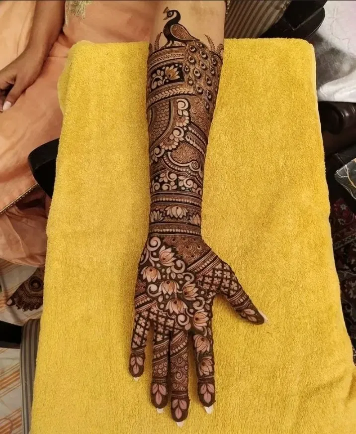 Full Hand Mehndi Design