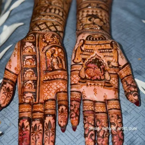 figure mehndi design