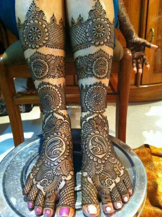 Foot Mehndi Design