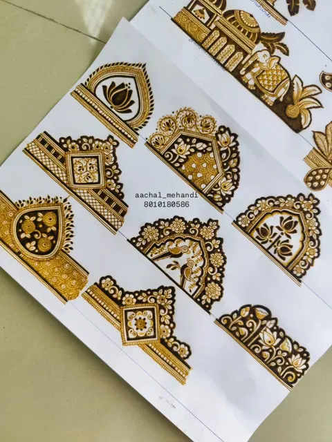 aesthetic bridal heart back hand mehndi design