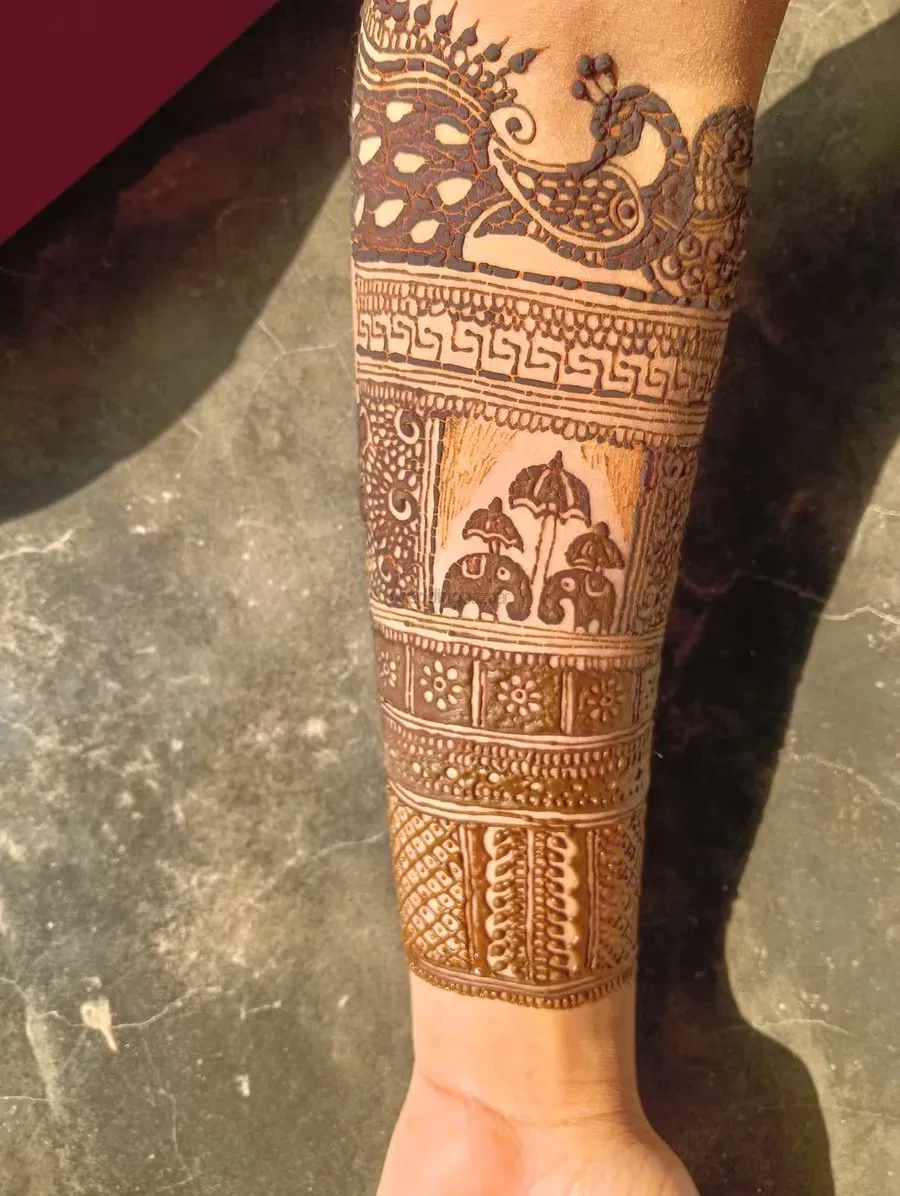Full Hand Mehndi Design