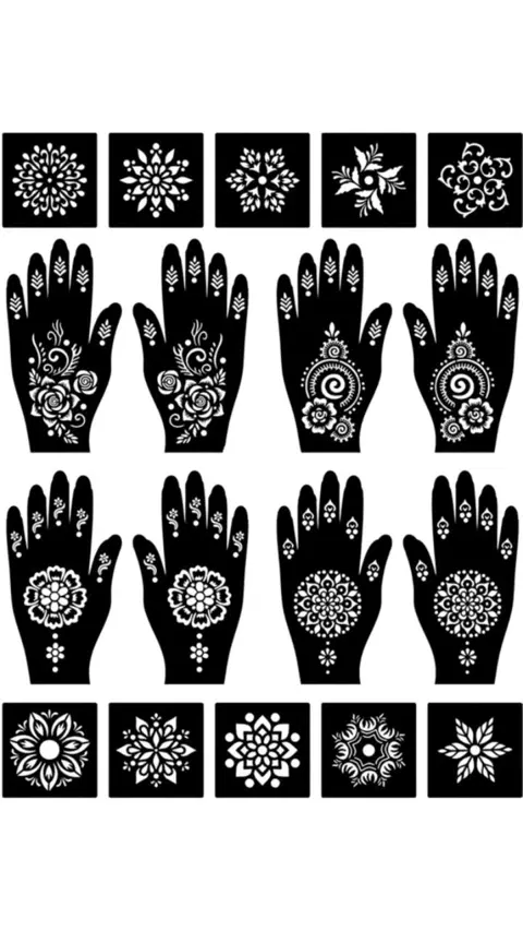 simple flower front hand mehndi design