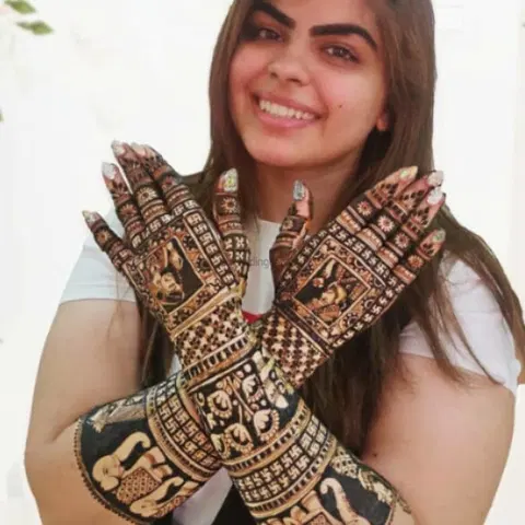 figure mehndi design