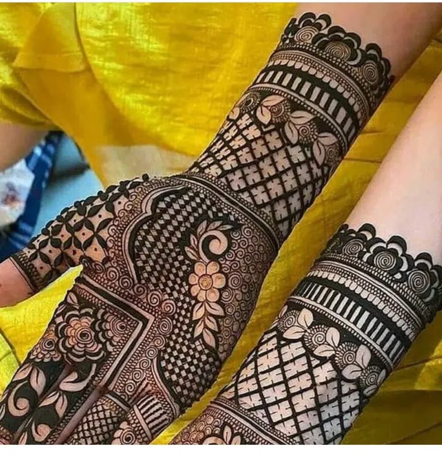 Full Hand Mehndi Design