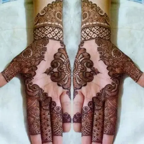 figure mehndi design
