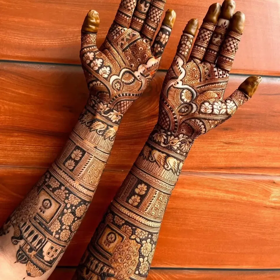 Full Hand Mehndi Design (2)