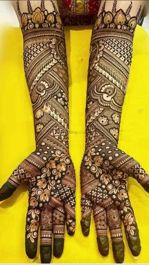 figure mehndi design