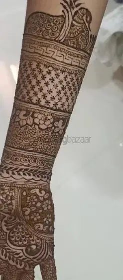 full hand mehndi design