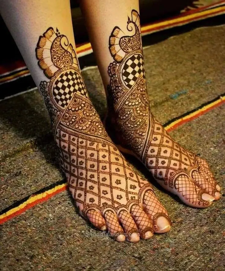 Foot Mehndi Design