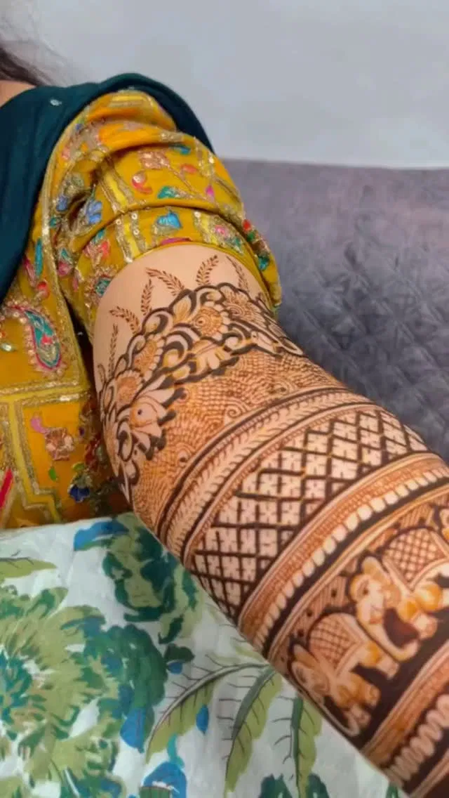 Bridal Full Hand Mehndi Design (2)