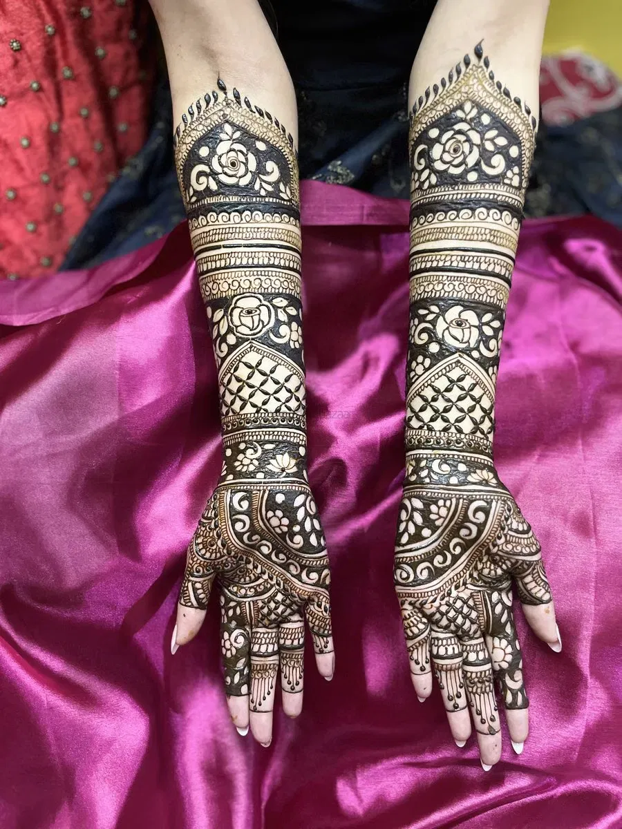 Full Hand Mehndi Design