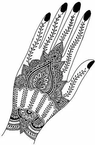 simple mehndi design