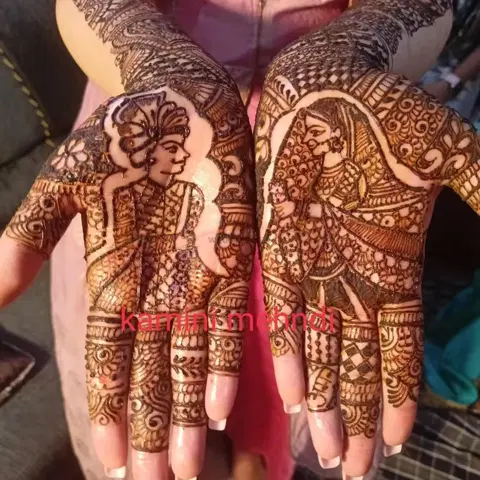 figure mehndi design