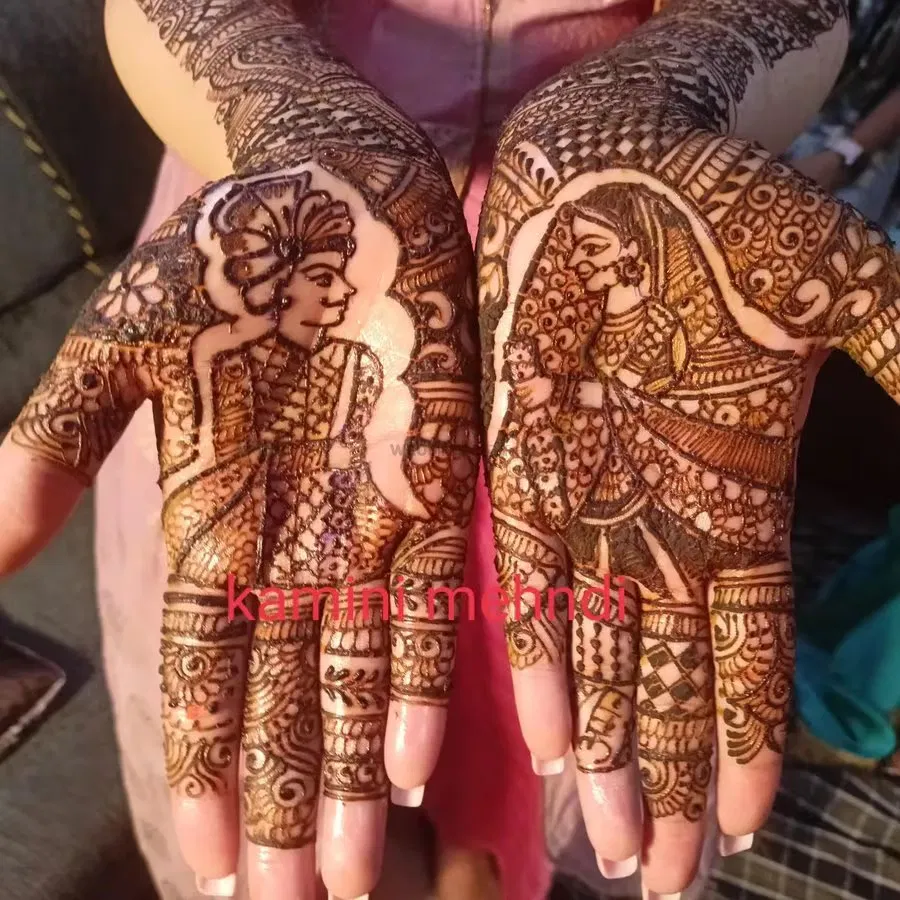 Mehndi Design with Figures (3)