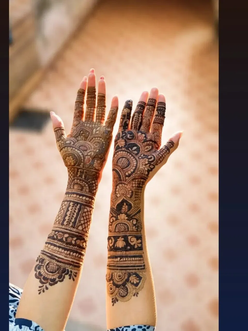 Front Hand Mehndi Design