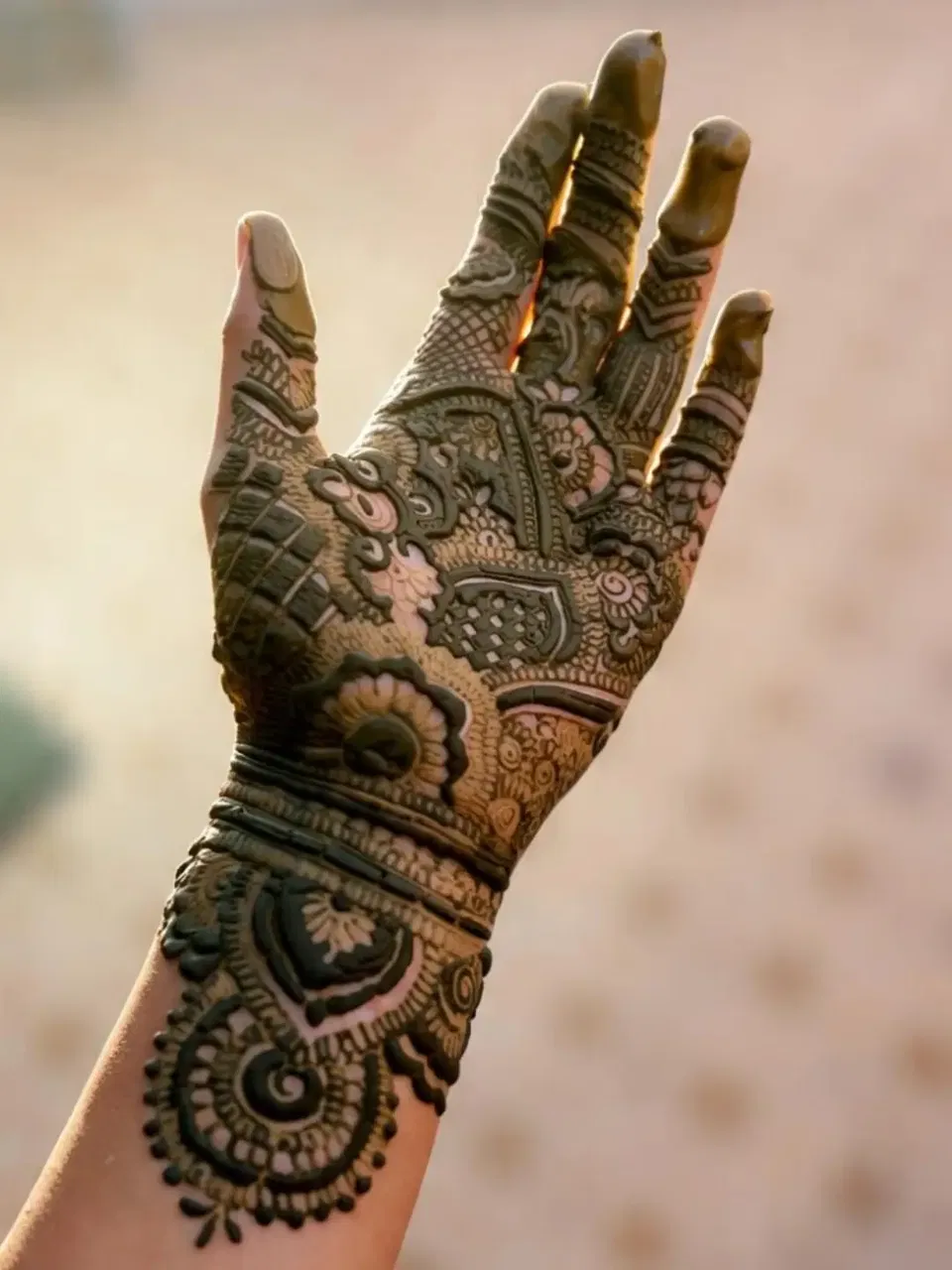 Full Hand Mehndi Design
