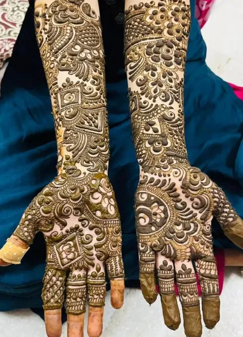 Full Hand Mehndi Design